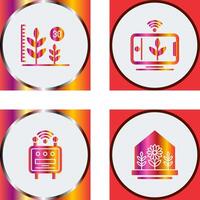 Growth and Device Icon vector