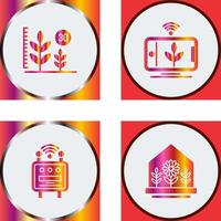 Growth and Device Icon vector