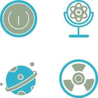 Gyroscope and Power Icon vector