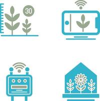 Growth and Device Icon vector