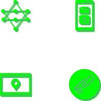 Networks and Mobile Applications Icon vector