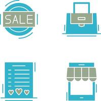 Sale and Purse Icon vector