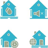 Water Hose and Mute Icon vector