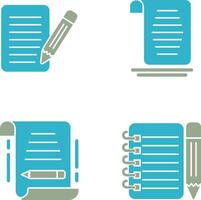 checklist and document Icon vector
