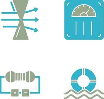 Dispersion and Weight Scale Icon vector