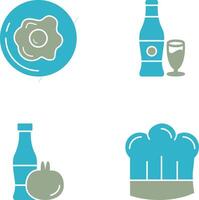 Breakfast and Bear Icon vector