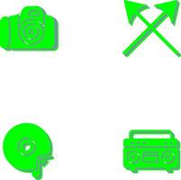 Camera and Arrows Icon vector