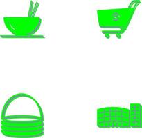 food and cancel order Icon vector