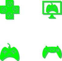 Gaming Control and Online Games Icon vector