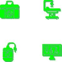 First Aid Kit and operating Room Icon vector