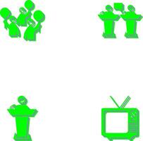 Protest and Debate Icon vector