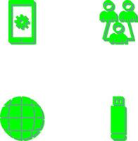 Network Settings and Connected Users Icon vector
