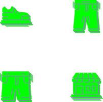 Shoes and Pants Icon vector