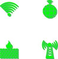 Signal on User and global Signals Icon vector