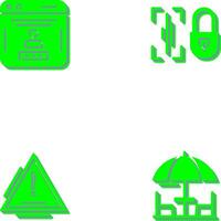 Voice Lock and Password Icon vector