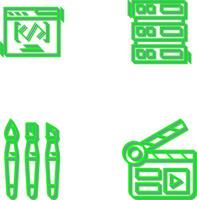 Web Coding ND Server Icon vector