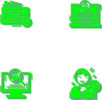 Money and CV Icon vector