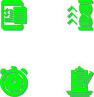 Check List and Quick Response Icon vector