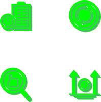 Time Planing and Loop Icon vector