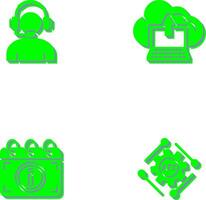 Helpline and backup Icon vector