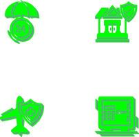 Protection and House Icon vector
