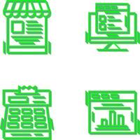 Mobile Shop and Search Product Icon vector