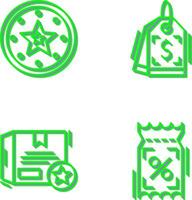 Recommended and Price Tag Icon vector