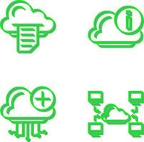 File and Information Icon vector