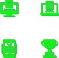 Quiz and Registration Icon vector