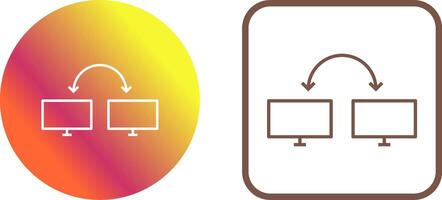 Unique Connected Systems Icon Design vector