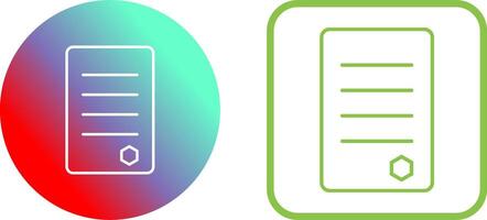 Unique Reports Icon Design vector
