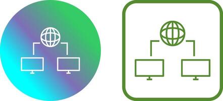 Unique Internet Connectivity Icon Design vector