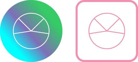 Pie Chart Analysis Icon Design vector