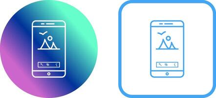 Unique Edit Picture Icon Design vector