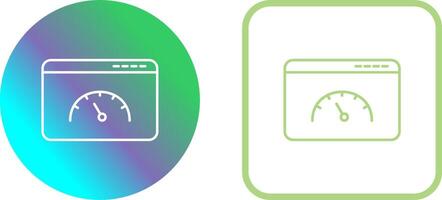 Page Speed Icon Design vector