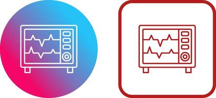 Heart Rate Monitor Icon Design vector