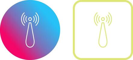 Non Ionizing Radiation Icon Design vector