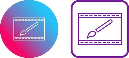Unique Website Design Icon Design vector