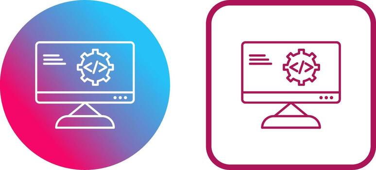 único código mejoramiento icono diseño vector