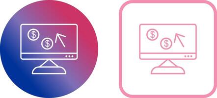 Unique Pay Per Click Icon Design vector