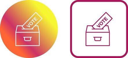 Casting Vote Icon Design vector