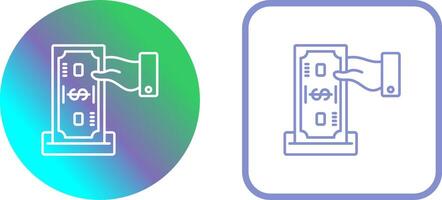 Deposit Icon Design vector