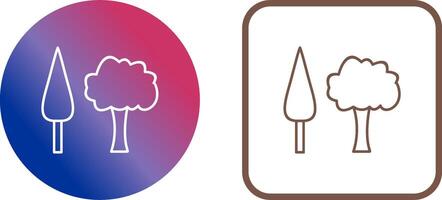 Trees Icon Design vector