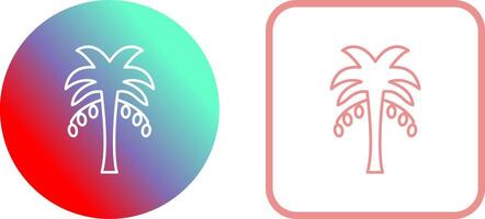 Coconut trees Icon Design vector