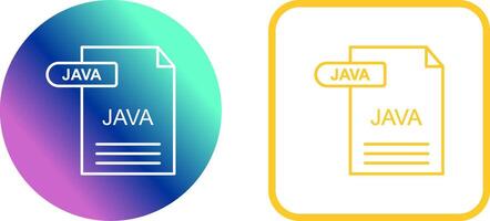 Java Icon Design vector