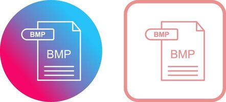 BMP Icon Design vector