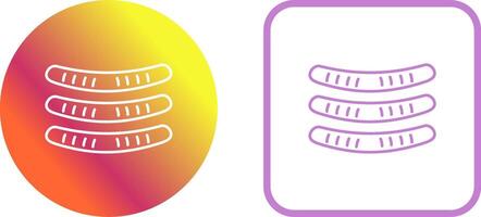 Sausages Icon Design vector