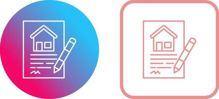 Contract Icon Design vector
