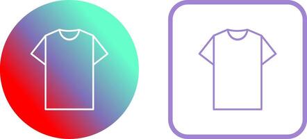 Plain T Shirt Icon Design vector