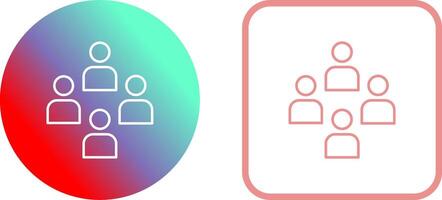 Network Group Icon Design vector